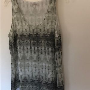 Hi-lo printed, lined tank